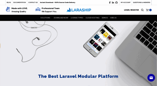 cmsdemo.laraship.com