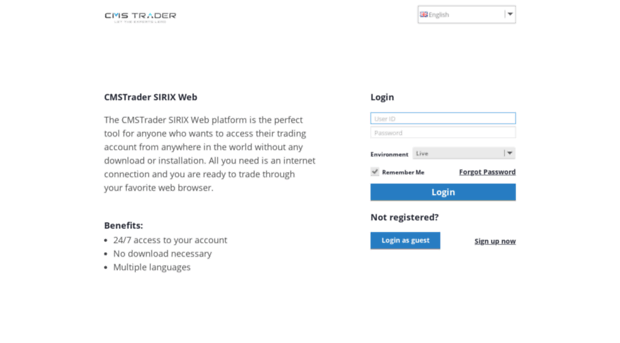 cmstrader.sirixtrader.com