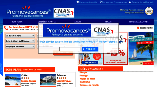 cnas.promovacances.com