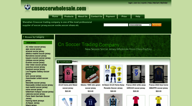 cnsoccerwholesale.com