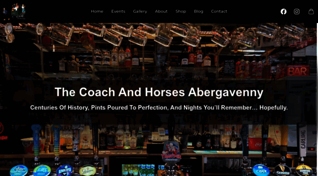 coachandhorsesabergavenny.com