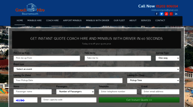 coachhirebournemouth.com