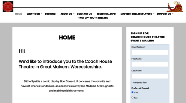 coachhousetheatre.co.uk