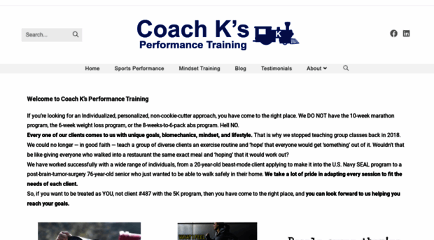 coachkperformancetraining.com