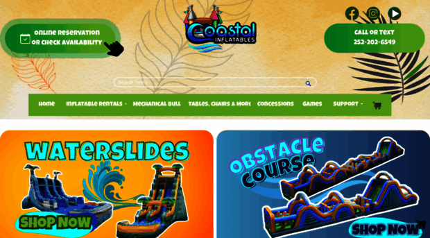 coastalinflatablesllc.com