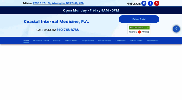 coastalinternalmedicine.net