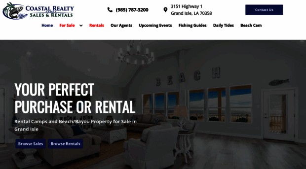 coastalrealtygrandisle.com