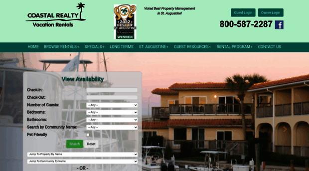 coastalrealtyvacationrentals.com