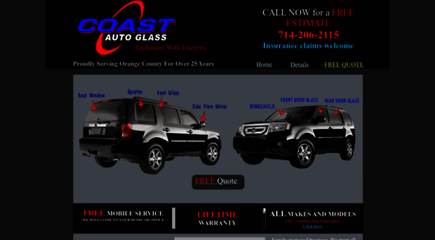 coastautoglass4u.com