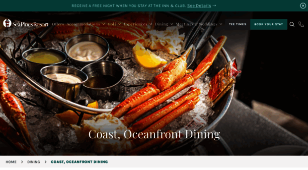 coastoceanfrontdining.com