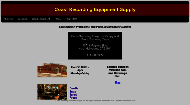 coastrecording.com