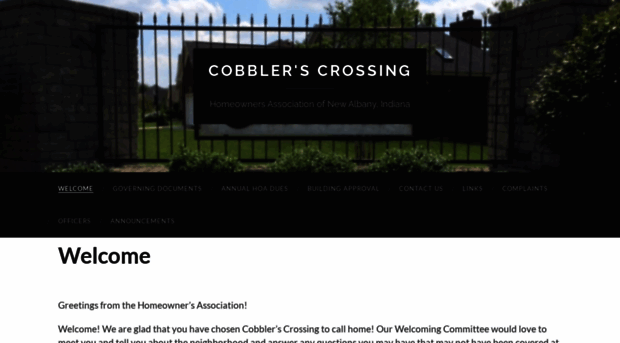 cobblerscrossing.org