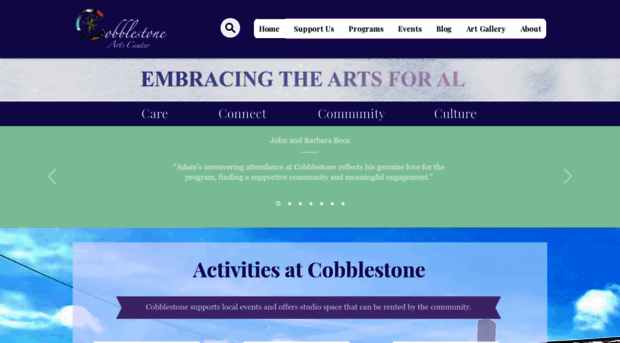 cobblestoneartscenter.com