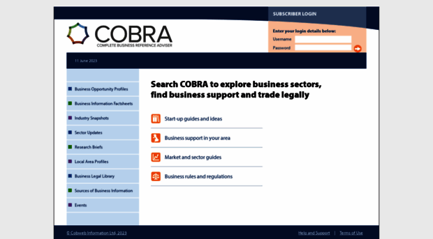 cobra.cobwebinfo.com