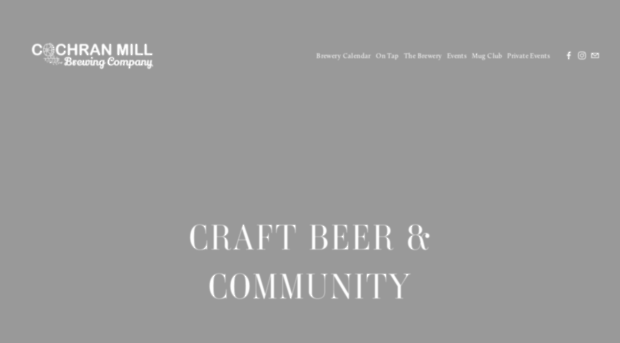 cochranmillbrewing.com