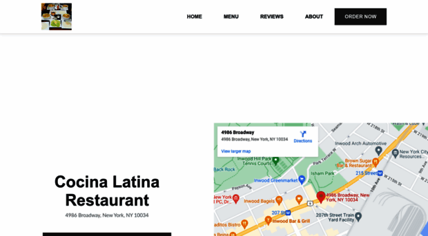 cocinalatinarestaurant.net