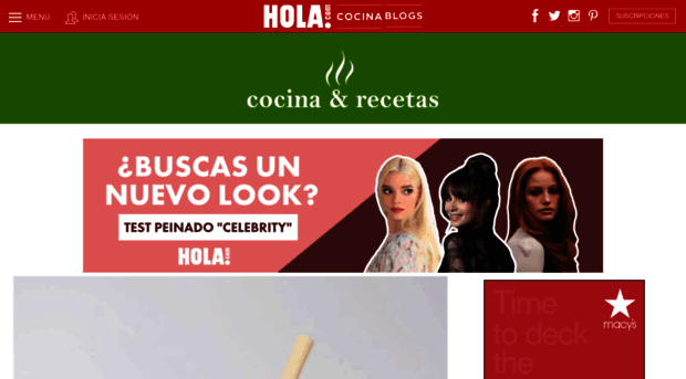 cocinayrecetas.hola.com