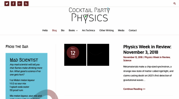 cocktailpartyphysics.com