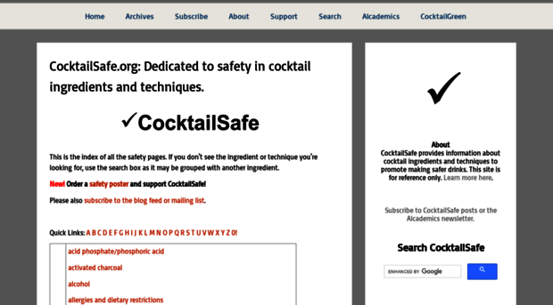 cocktailsafe.org