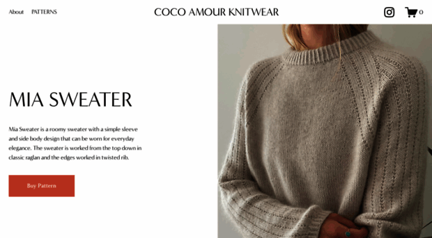 cocoamourknitwear.com