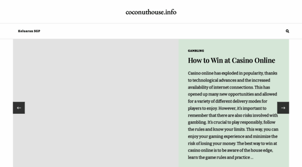 coconuthouse.info