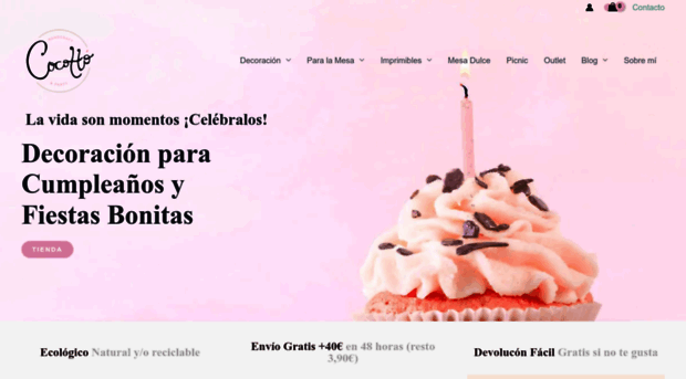 Decoracion cumpleaños y fiestas - Cocottó Tienda Online