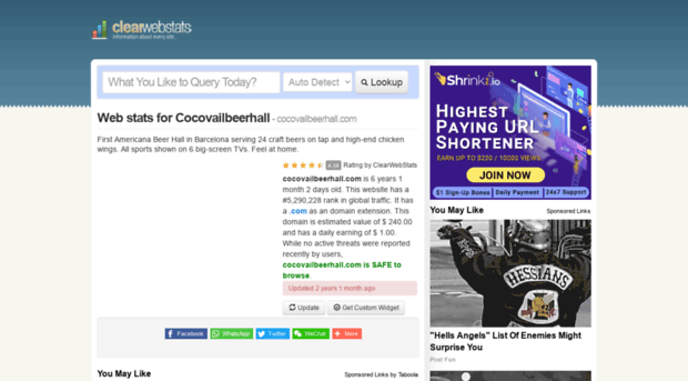 cocovailbeerhall.com.clearwebstats.com