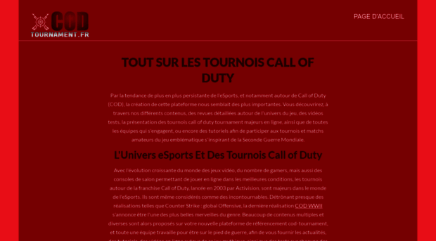 cod-tournament.fr