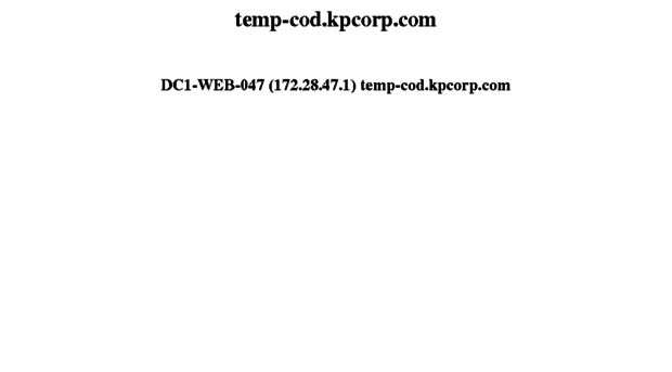 cod.kpcorp.com