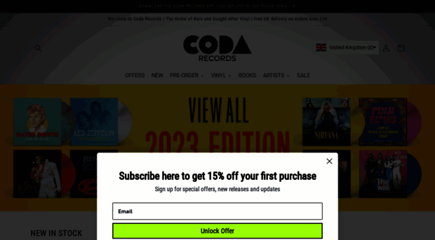 codarecords.co.uk