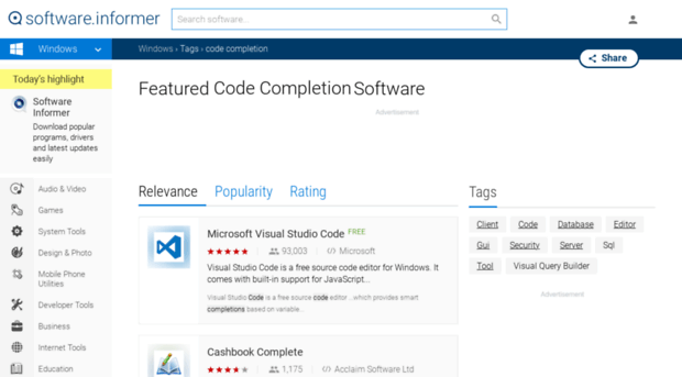 code-completion.software.informer.com