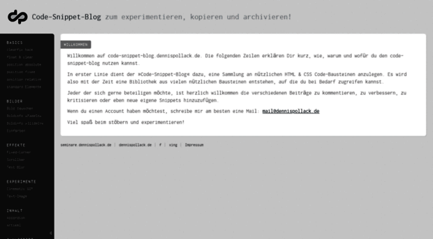 code-snippet-blog.dennispollack.de