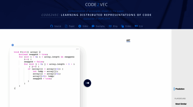 code2vec.org