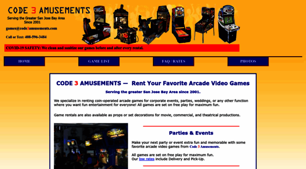 code3amusements.com