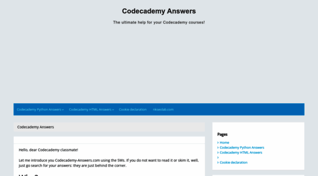 codecademy-answers.com