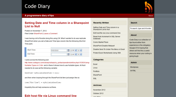 codediary.co.uk