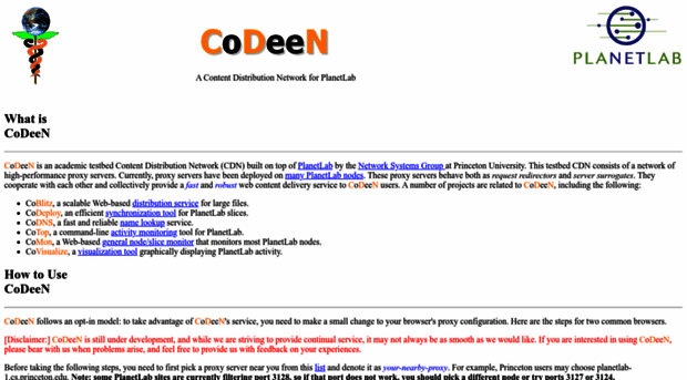 codeen.cs.princeton.edu