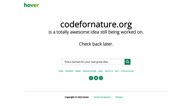 codefornature.org