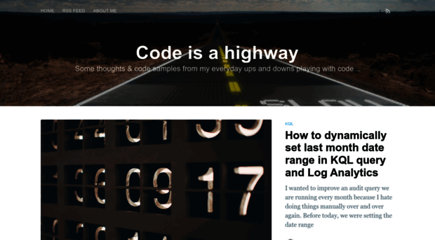 codeisahighway.com