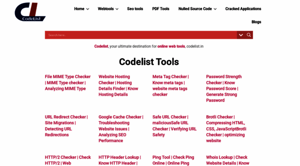 codelist.in