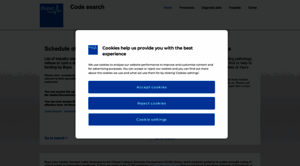 codes.bupa.co.uk