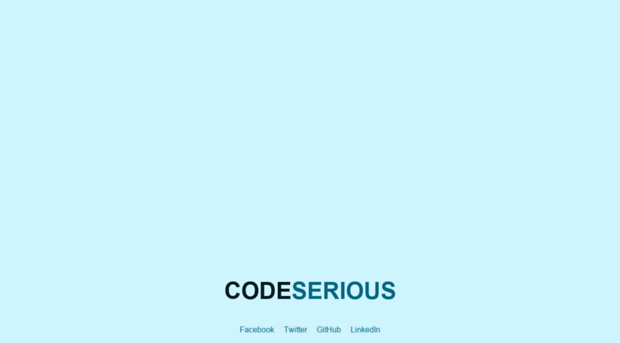 codeserious.com