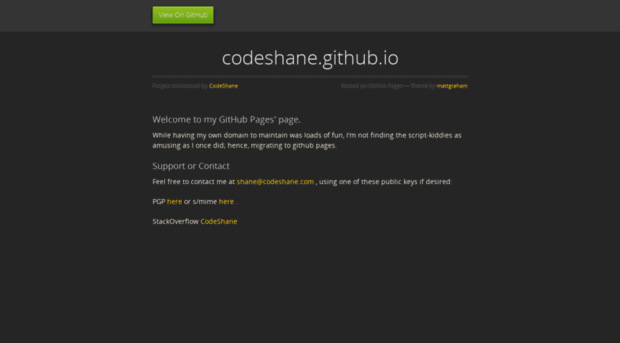 codeshane.com