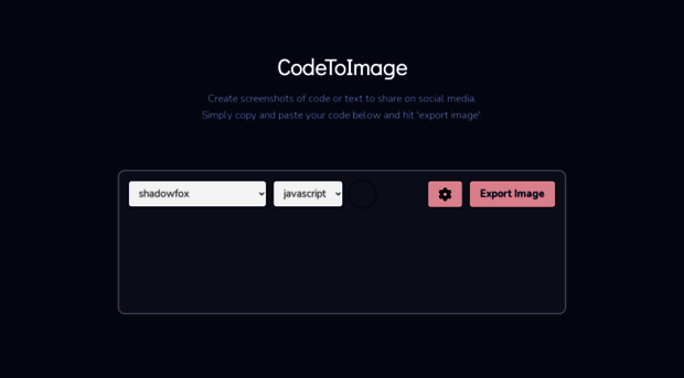 codetoimage.com