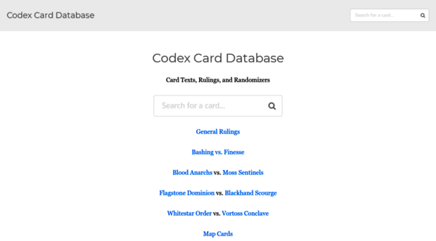 codexcarddb.com