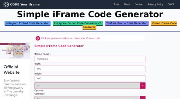 codeyouriframe.com