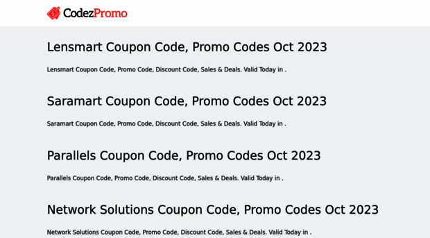 codezpromo.com