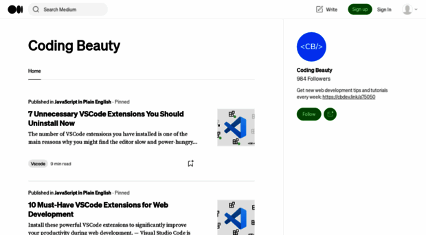 codingbeauty.medium.com