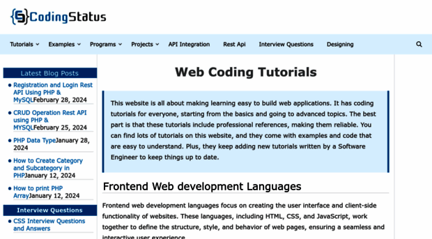 codingstatus.com