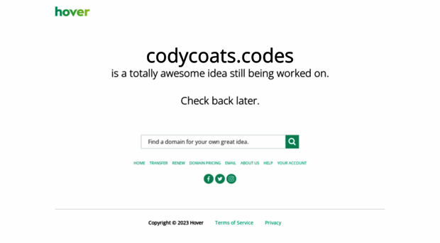 codycoats.codes